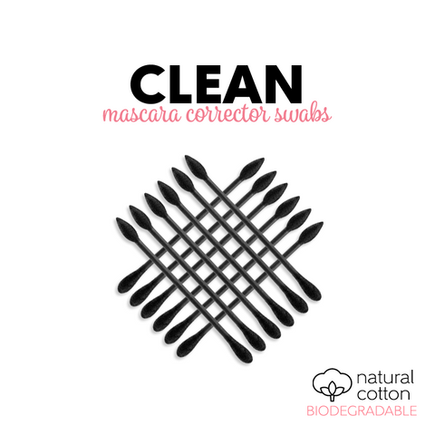 CLEAN: mascara corrector swabs [25pk]